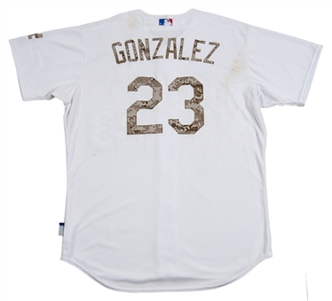 2013 Adrian Gonzalez Game Worn Dodgers Jersey  (MLB Authenticated)